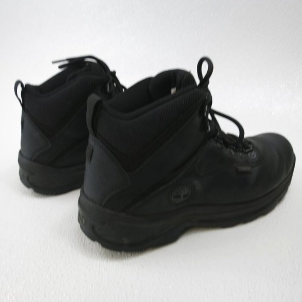 Timberland Waterproof Black Leather Hiking Boots Shoe Mens Comfort Footwear sz 9 - Picture 3 of 7